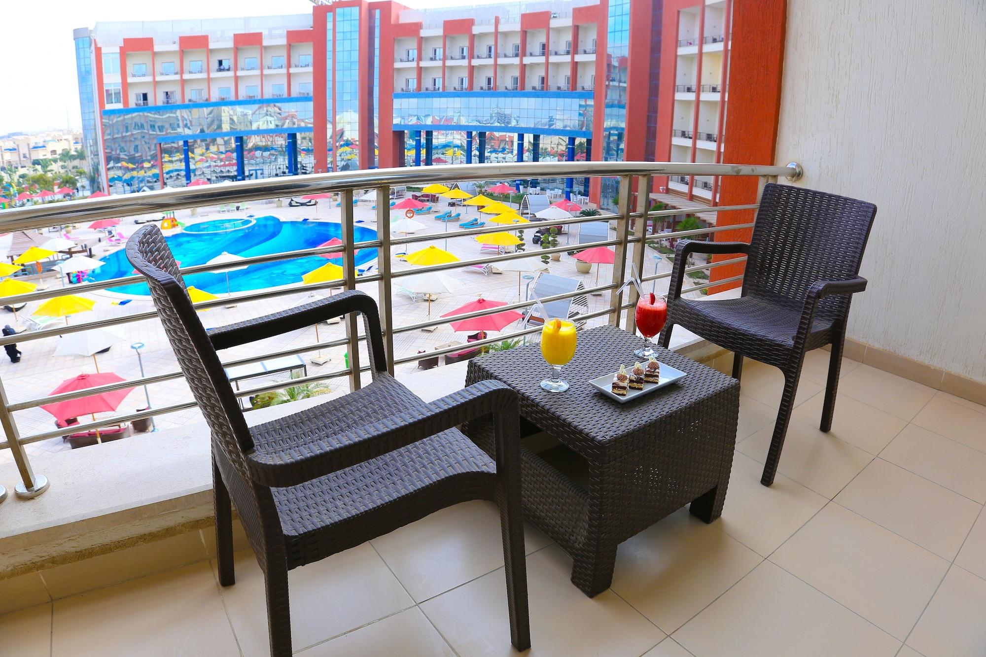 Tolip El Narges Hotell Kairo Exteriör bild A balcony