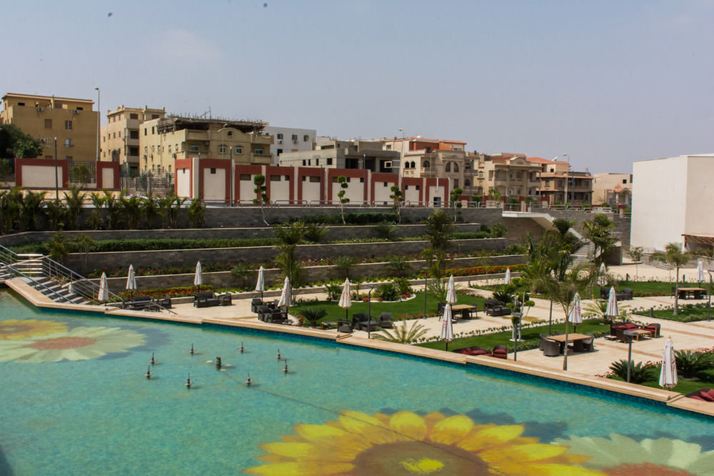 Tolip El Narges Hotell Kairo Exteriör bild View of the city